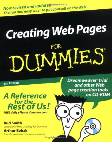 Imagen de archivo de Creating Web Pages For Dummies (For Dummies (Computers)) a la venta por Wonder Book