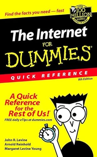 Stock image for The Internet For Dummies: Quick Reference for sale by Wonder Book