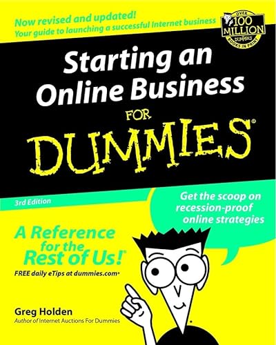 Beispielbild fr Starting an Online Business for Dummies zum Verkauf von Better World Books