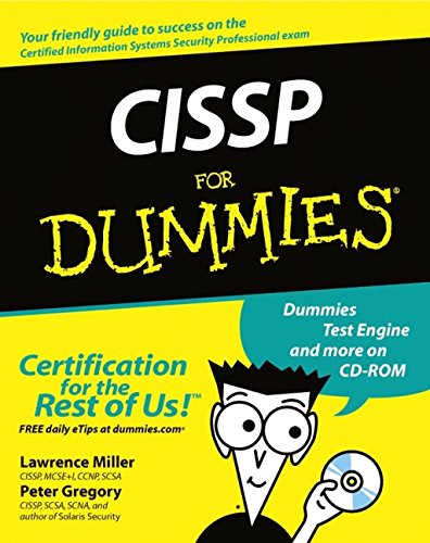 Imagen de archivo de Cissp for Dummies [With CDROM] a la venta por ThriftBooks-Dallas
