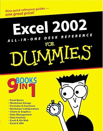 Imagen de archivo de Excel 2002 All-in-One Desk Reference for Dummies a la venta por Better World Books