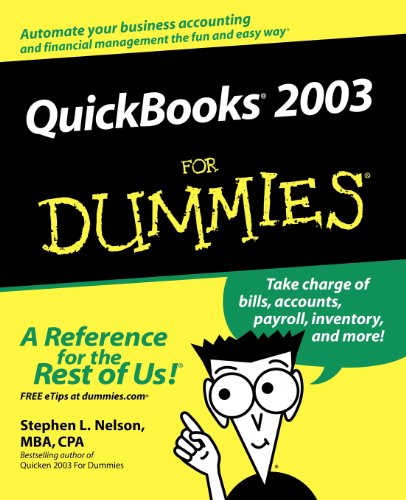 Imagen de archivo de QuickBooks 2003 for Dummies a la venta por Better World Books