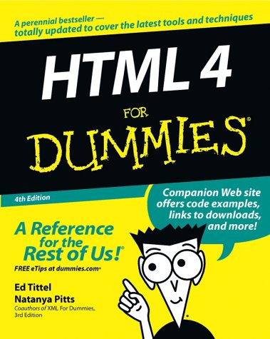 9780764519956: HTML 4 for Dummies