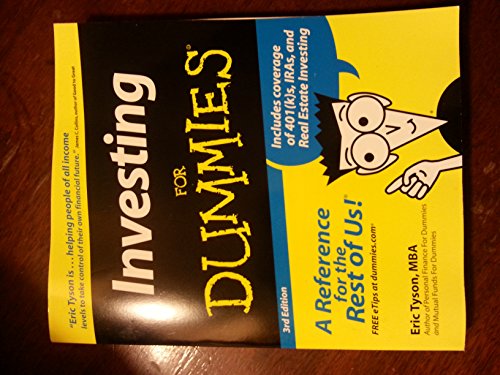 9780764524318: Investing for Dummies