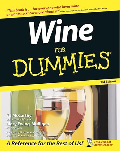 Stock image for Wine for Dummies (For Dummies (Lifestyles Paperback)) for sale by Greener Books