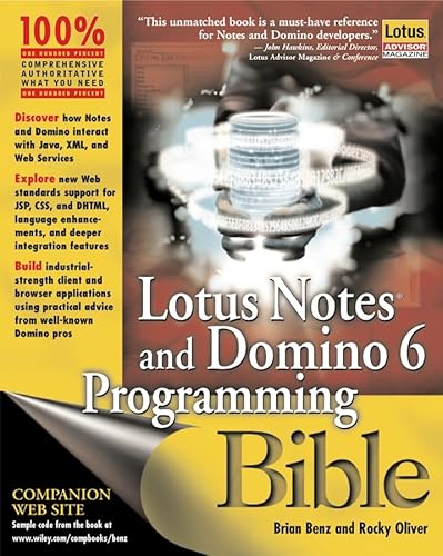 Beispielbild fr Lotus Notes and Domino 6 Programming Bible zum Verkauf von Better World Books