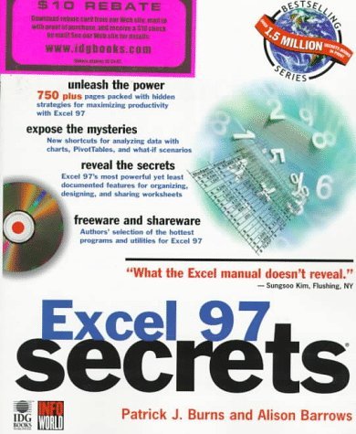 Excel 97 Secrets (9780764530449) by Burns, Partick J.; Barrows, Alison