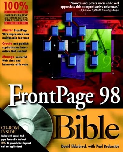 Stock image for FrontPage 98 Bible for sale by Better World Books