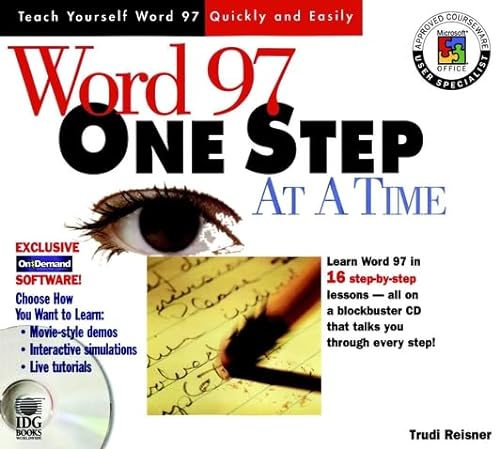 Word 97 One Step at a Time (9780764531293) by Reisner, Trudi