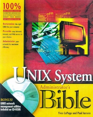 Beispielbild fr UNIX System Administrator's Bible zum Verkauf von Better World Books