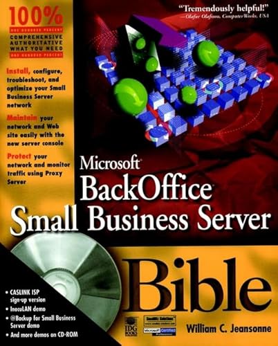 Microsoft? BackOffice? Small Business Server Bible (9780764532108) by Jeansonne, William C.