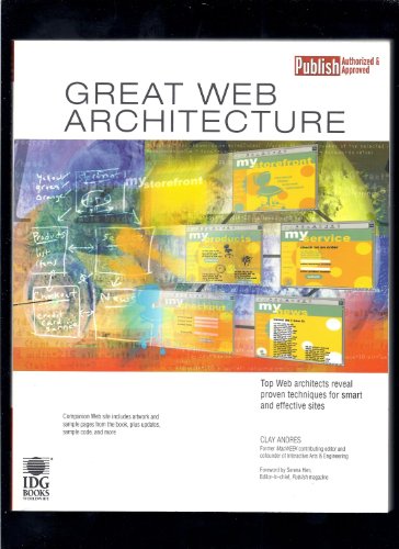 Beispielbild fr Great Web Architecture zum Verkauf von SecondSale