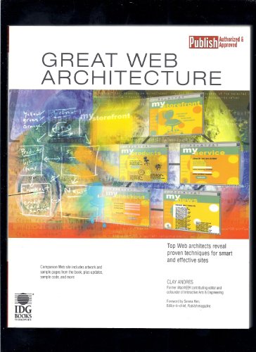 Imagen de archivo de Great Web Architecture a la venta por Persephone's Books