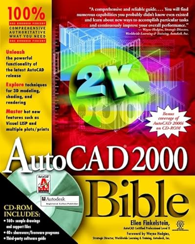 Beispielbild fr AutoCAD 2000 Bible zum Verkauf von Better World Books