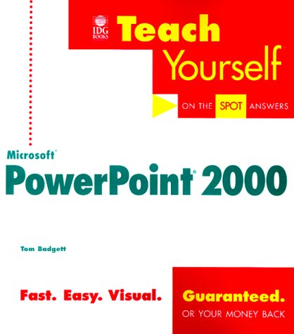 Stock image for Teach Yourself Microsoft Powerpoint 2000 for sale by HPB-Red