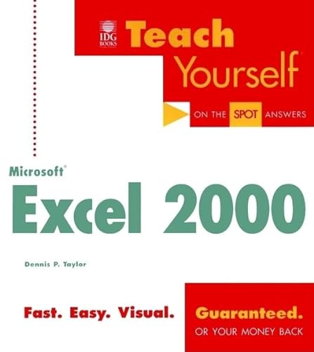 9780764532856: Teach Yourself Microsoft Excel 2000