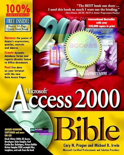 Stock image for Microsoft Access 2000 Bible for sale by BookHolders