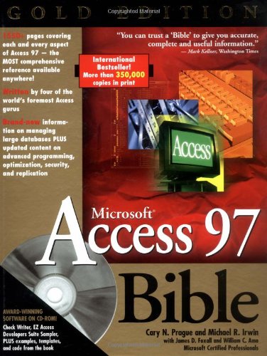 Beispielbild fr Access 97 Bible: Gold Edition zum Verkauf von AwesomeBooks