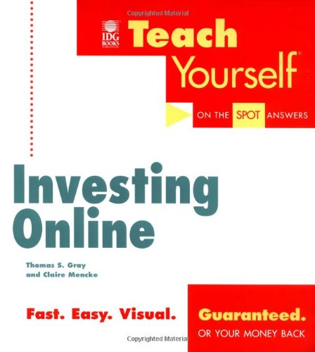 9780764533938: Teach Yourself Investing Online