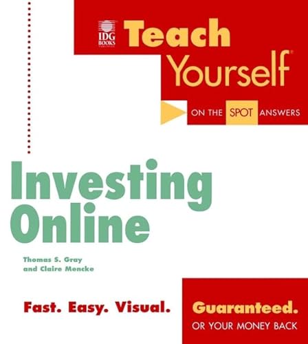 Imagen de archivo de Teach Yourself Investing Online (Teach Yourself (IDG)) a la venta por Wonder Book