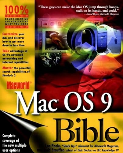 Imagen de archivo de MacWorld? Mac? OS 9 Bible a la venta por ThriftBooks-Atlanta