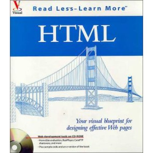 Imagen de archivo de HTML: Your visual blueprintfor designing effective Web pages a la venta por SecondSale
