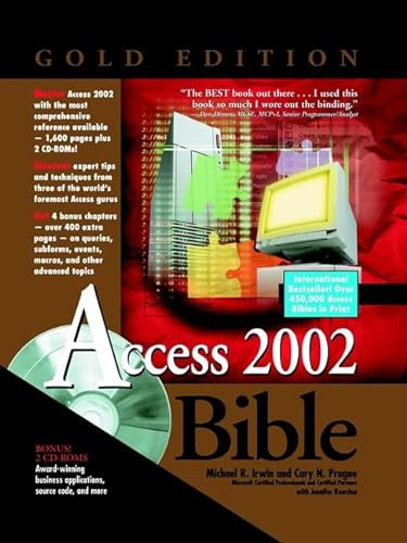 Beispielbild fr Access 2002 Bible zum Verkauf von MusicMagpie