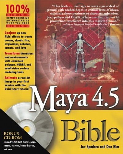 Beispielbild fr Maya 4.5 Bible zum Verkauf von HPB-Red