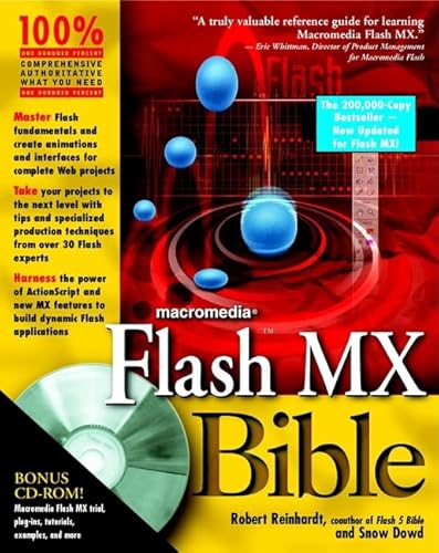 Beispielbild fr Flash MX Bible zum Verkauf von Better World Books