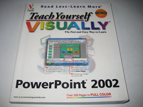 Imagen de archivo de Teach Yourself VISUALLY PowerPoint 2002 a la venta por Better World Books