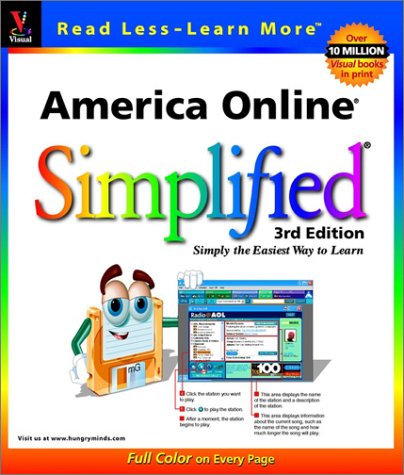 Stock image for America Online Simplified (Visual Read Less, Learn More) for sale by dsmbooks