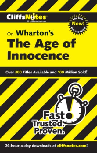 Beispielbild fr CliffsNotes on Wharton's the Age of Innocence zum Verkauf von Better World Books