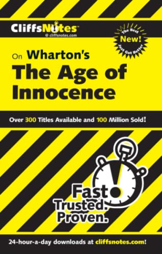 9780764537134: CliffsNotes on Wharton's The Age of Innocence (CliffsNotes on Literature)