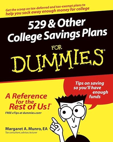 Beispielbild fr 529 and Other College Savings Plans for Dummies zum Verkauf von Better World Books