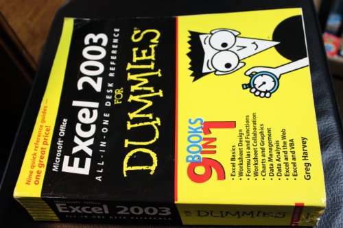 Excel 2003 All-in-One Desk Reference For Dummies (9780764537585) by Harvey, Greg