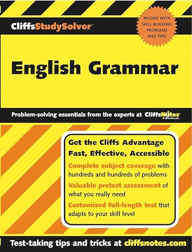 Beispielbild fr CliffsStudySolver English Grammar zum Verkauf von Wonder Book