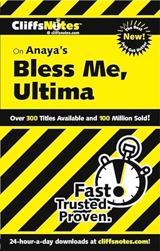 9780764538124: Cliffsnotes Bless Me, Ultima (CLIFFSNOTES LITERATURE)