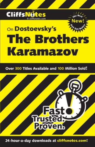 Beispielbild fr CliffsNotes on Dostoevsky's The Brothers Karamazov, Revised Edition (Cliffsnotes Literature Guides) zum Verkauf von SecondSale