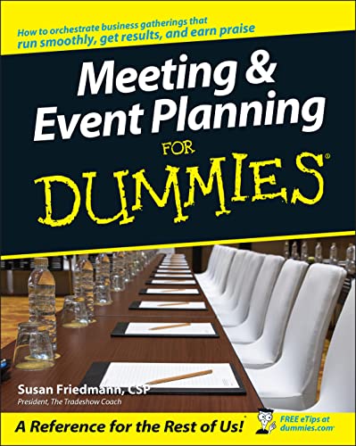 Beispielbild fr Meeting and Event Planning For Dummies zum Verkauf von SecondSale