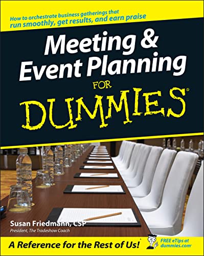 Stock image for Meeting and Event Planning For Dummies for sale by Goodwill of Colorado