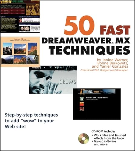 9780764538940: 50 Fast Dreamweaver Mx Techniques