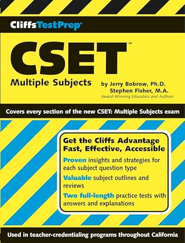 9780764539831: CliffsTestPrepTM CSETTM: Multiple Subjects (CliffsTestPrep S.)