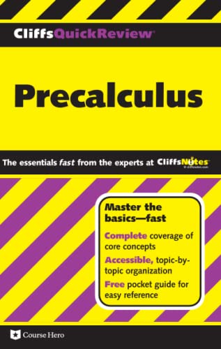 Beispielbild fr CliffsQuickReview Precalculus (Cliffs Quick Review (Paperback)) zum Verkauf von Wonder Book
