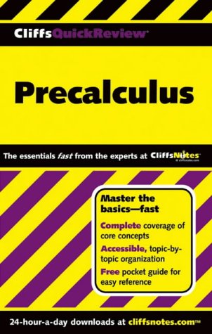 Stock image for CliffsQuickReview Precalculus (Cliffs Quick Review (Paperback)) for sale by Gulf Coast Books