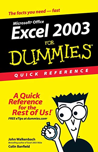 Excel 2003 For Dummies Quick Reference (9780764539879) by Walkenbach, John; Banfield, Colin