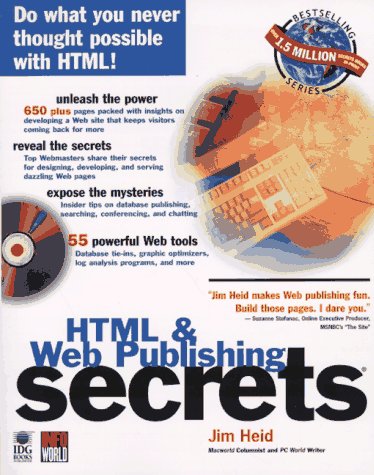 Stock image for Html & Web Publishing Secrets for sale by HPB-Red