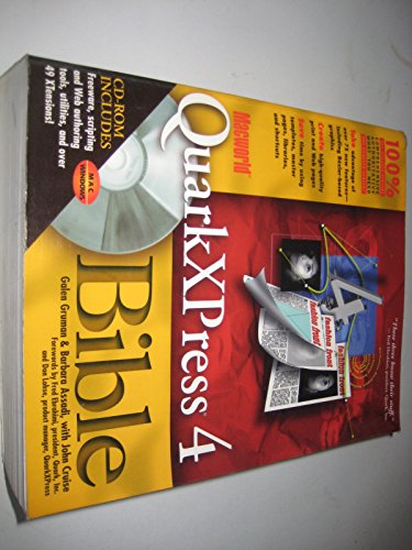 Imagen de archivo de MacWorld QuarkXPress 4 Bible [With Includes Freeware, Scripting, Web Authoring Tools] a la venta por ThriftBooks-Atlanta