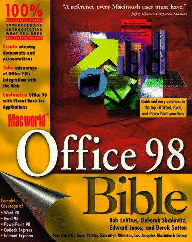 Beispielbild fr MacWorld Office 98 Bible (Bible (Wiley)) zum Verkauf von The Media Foundation