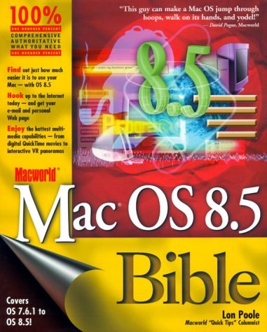 Macworld Mac OS 8.5 Bible (9780764540424) by Poole, Lon
