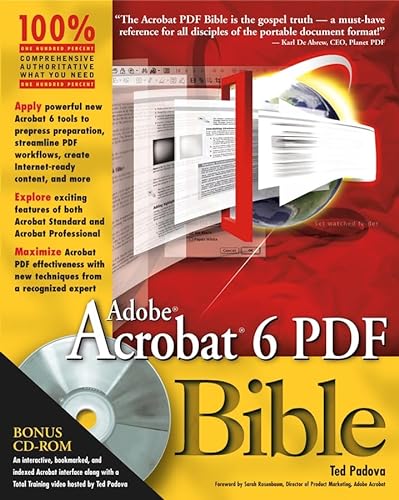 Stock image for Adobe?Acrobat?6 PDF Bible for sale by SecondSale